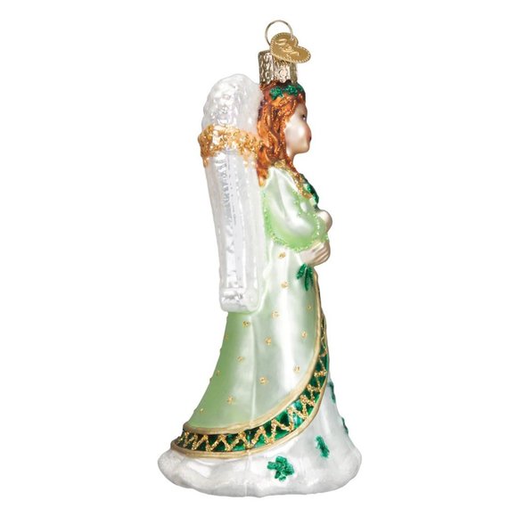 Irish Angel Christmas Ornament with Keepsake Box | Old World Christmas | NWT - Picture 2 of 8